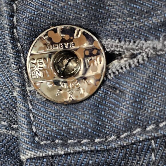 FCUK Jeans French Connection UK Button Fly Skinny W30 Dark Wash New Without Tags - Picture 9 of 16